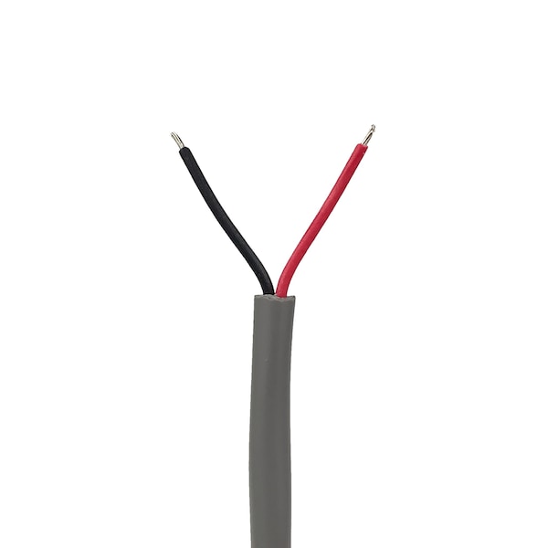 22 AWG 2 Conductor CMG Communication Cable, 300V, Unshielded, 10 ft Length